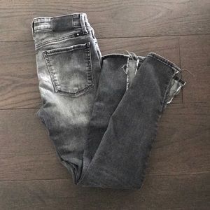 Gray Distressed Lucky Brand Jeans